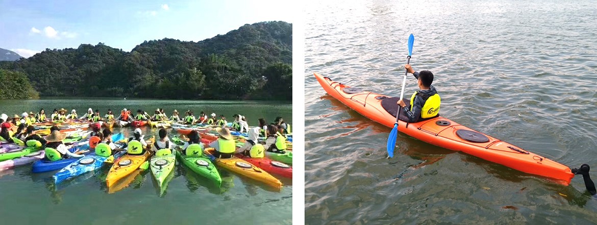 coastal touring sit in day touring kayak